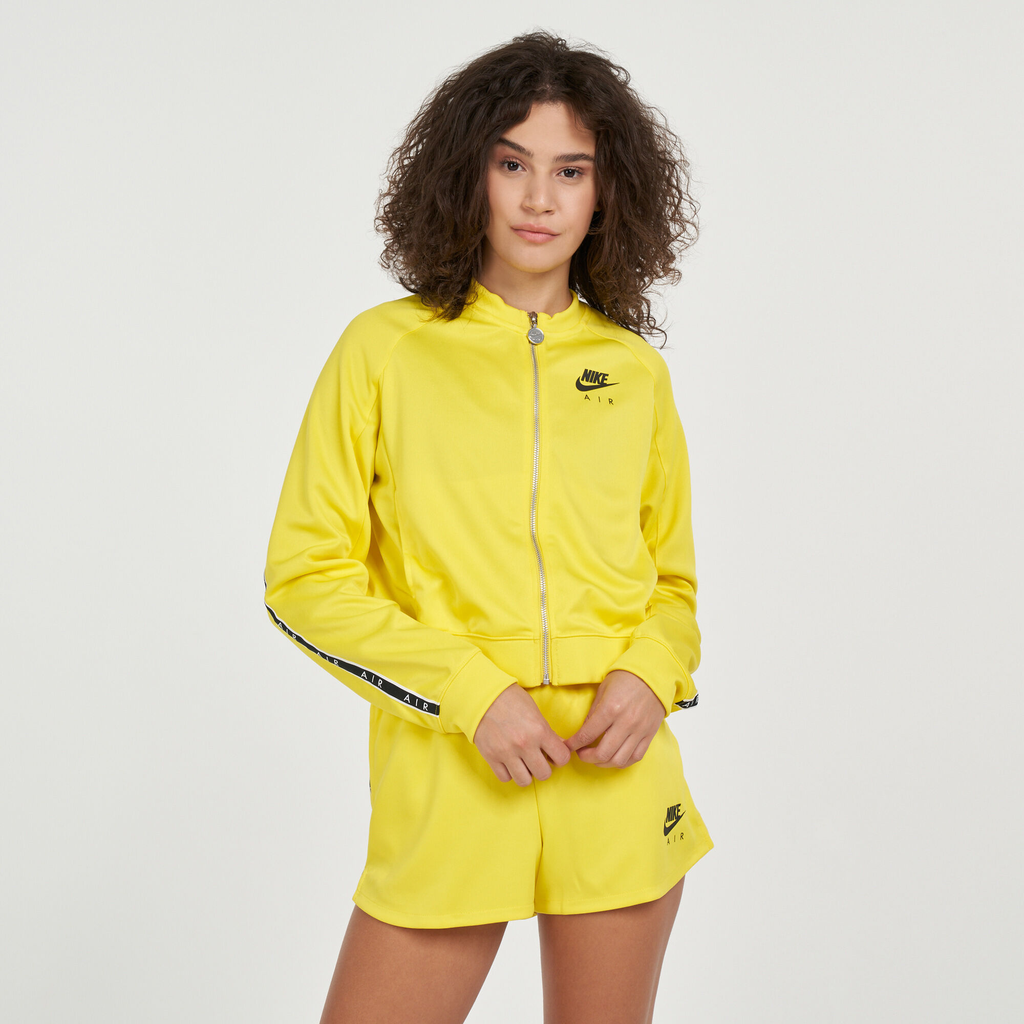 Yellow nike tracksuit womens shop
