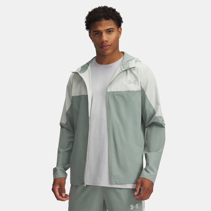 Under Armour Men's UA Vanish Woven Utility Jacket Green Under Armour Men's UA Vanish Woven Utility Jacket Green image number 0