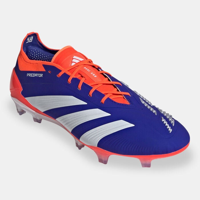 adidas Men's Predator Elite Firm Ground Football Shoes Blue adidas Men's Predator Elite Firm Ground Football Shoes Blue image number 1