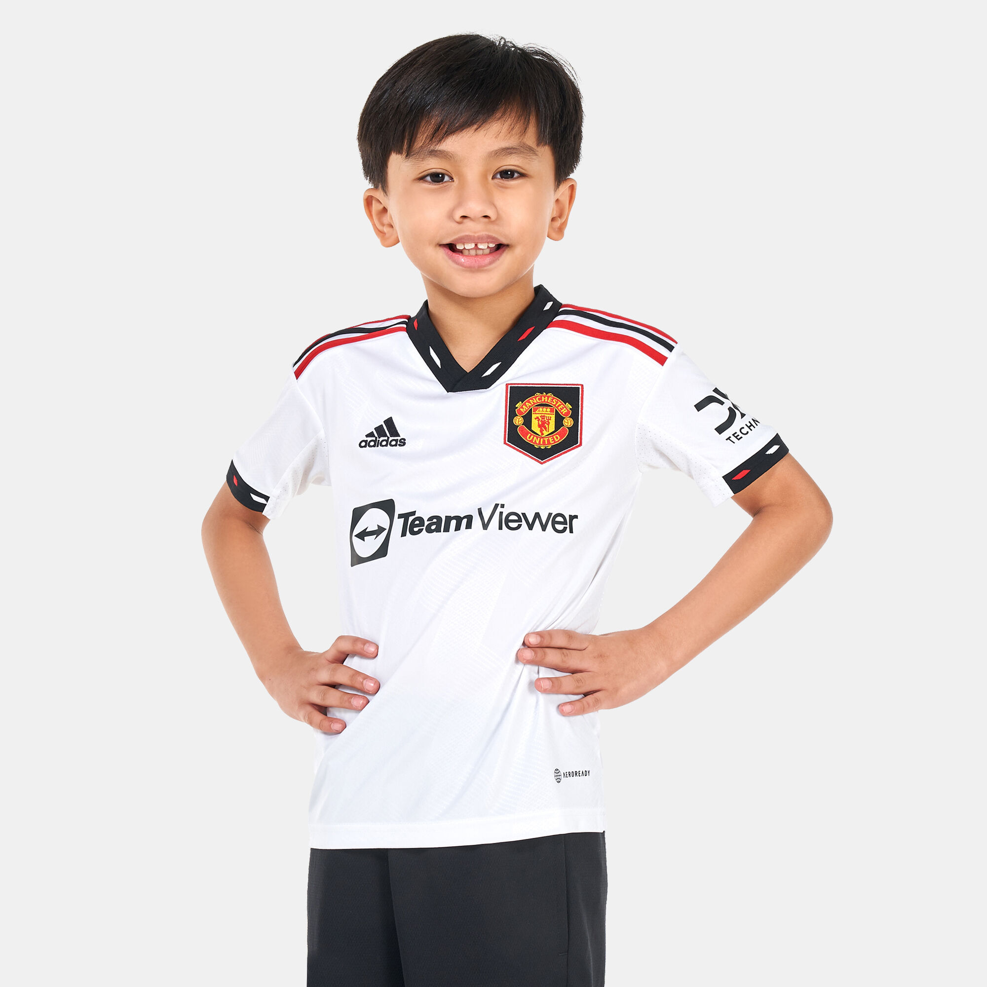 Kids Manchester United Away Jersey 2022 23 White adidas in KSA SSS