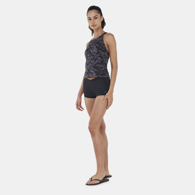 Speedo Women's Hyperboom Tankini and Shorts Set Black