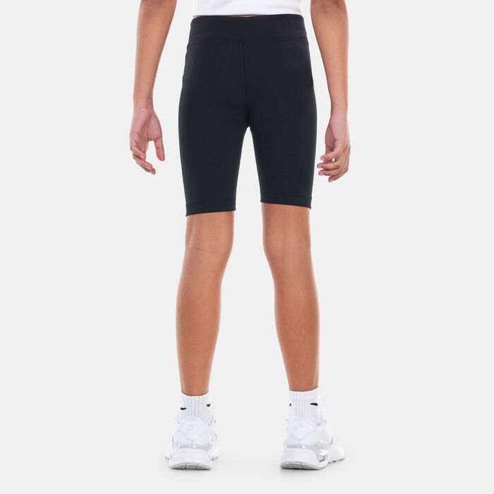 Nike Kids' Sportswear 7-Inch Biker Shorts Black Nike Kids' Sportswear 7-Inch Biker Shorts Black image number 1