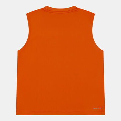 Nike Kids' Stack 'em Muscle T-Shirt Orange