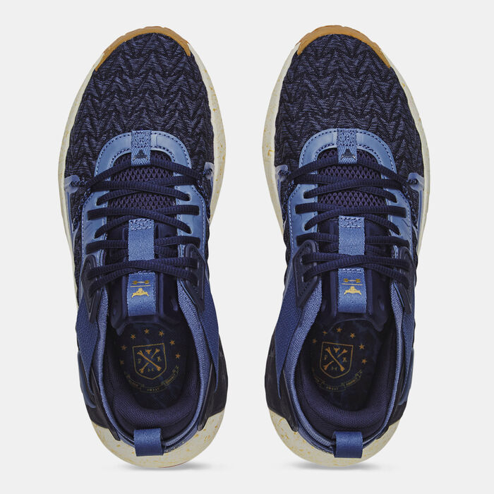 Under Armour Men's Project Rock 6 Training Shoes Blue Under Armour Men's Project Rock 6 Training Shoes Blue image number 4