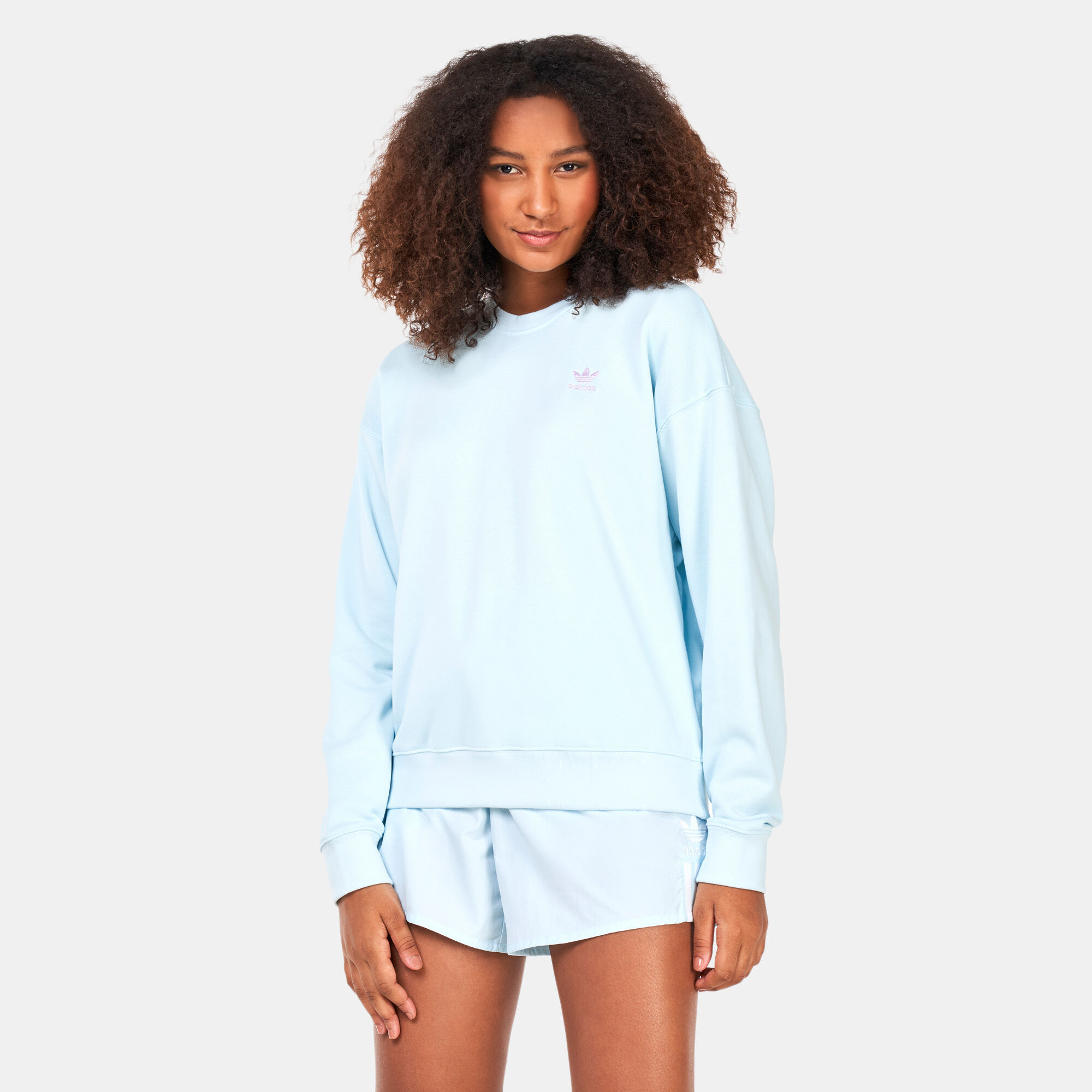 Adidas light blue sweater new arrivals