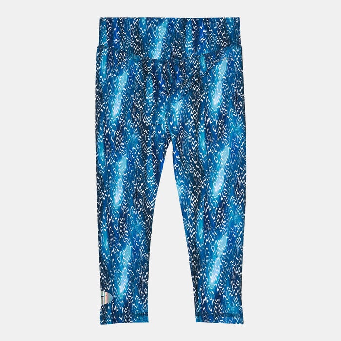 Nike Kids' Icon Clash Printed Leggings Blue Nike Kids' Icon Clash Printed Leggings Blue image number 1