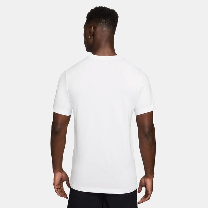 Nike Men's Dri-FIT Winning Training T-Shirt White Nike Men's Dri-FIT Winning Training T-Shirt White image number 1
