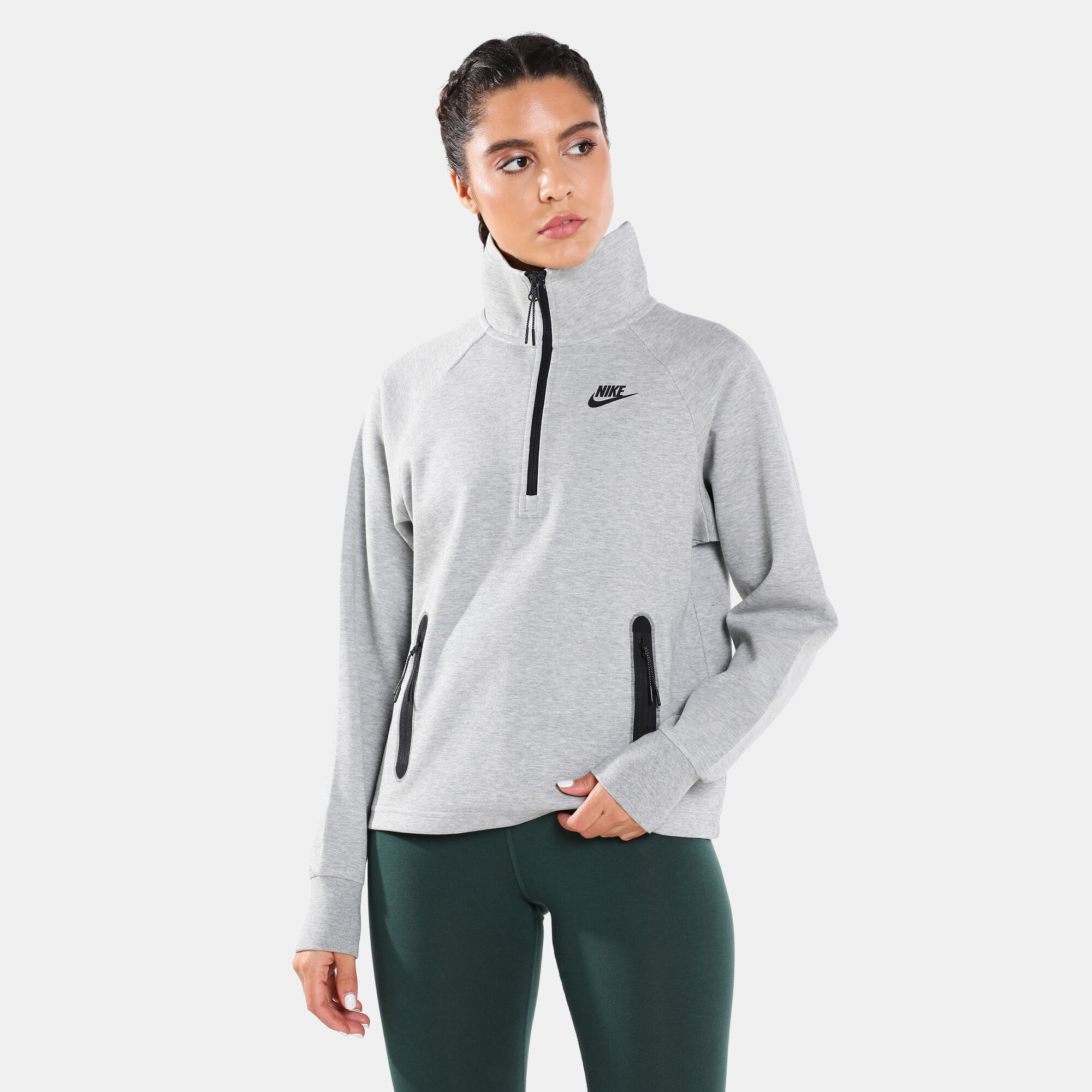 Nike tech top fleece half zip