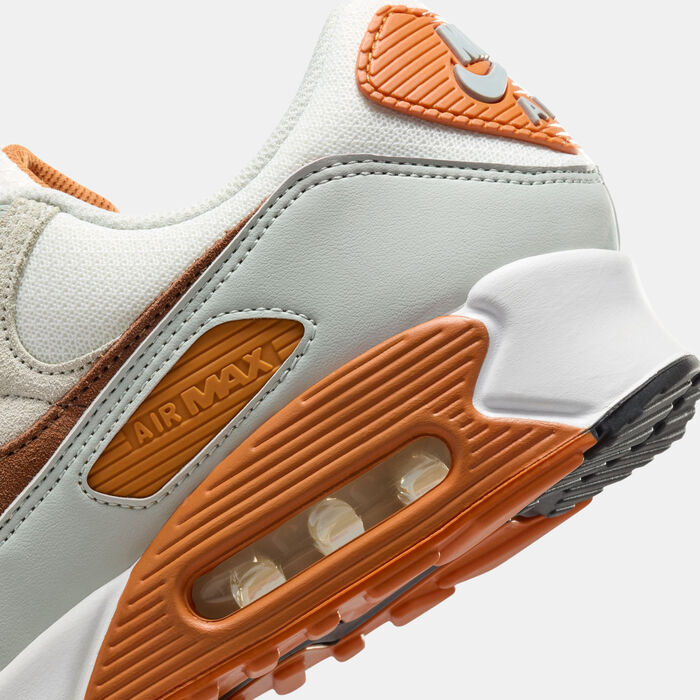 Nike Men's Air Max 90 Shoes Grey Nike Men's Air Max 90 Shoes Grey image number 10