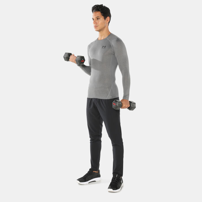 Under Armour Men's HeatGear Armour Training Top Grey Under Armour Men's HeatGear Armour Training Top Grey image number 2