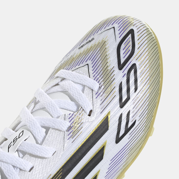 adidas Kids' F50 League Firm/Multi-Ground Football Shoes White adidas Kids' F50 League Firm/Multi-Ground Football Shoes White image number 6