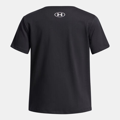 Under Armour Kids' Big Logo T-Shirt Black Under Armour Kids' Big Logo T-Shirt Black