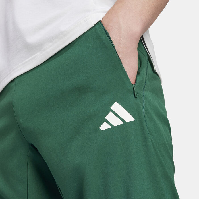 adidas Men's Icon 3-Stripes Woven Training Joggers Green image number 3