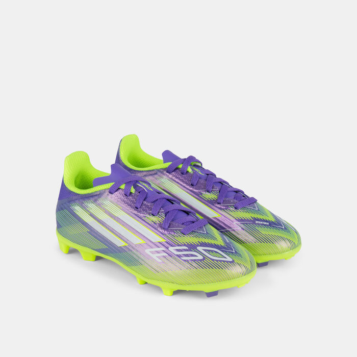 adidas Kids' F50 League Firm/Multi-Ground Football Shoes Purple adidas Kids' F50 League Firm/Multi-Ground Football Shoes Purple image number 1