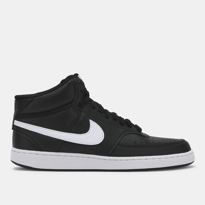 Nike Men's Court Vision Mid Next Nature Shoes Black Nike Men's Court Vision Mid Next Nature Shoes Black image number 0