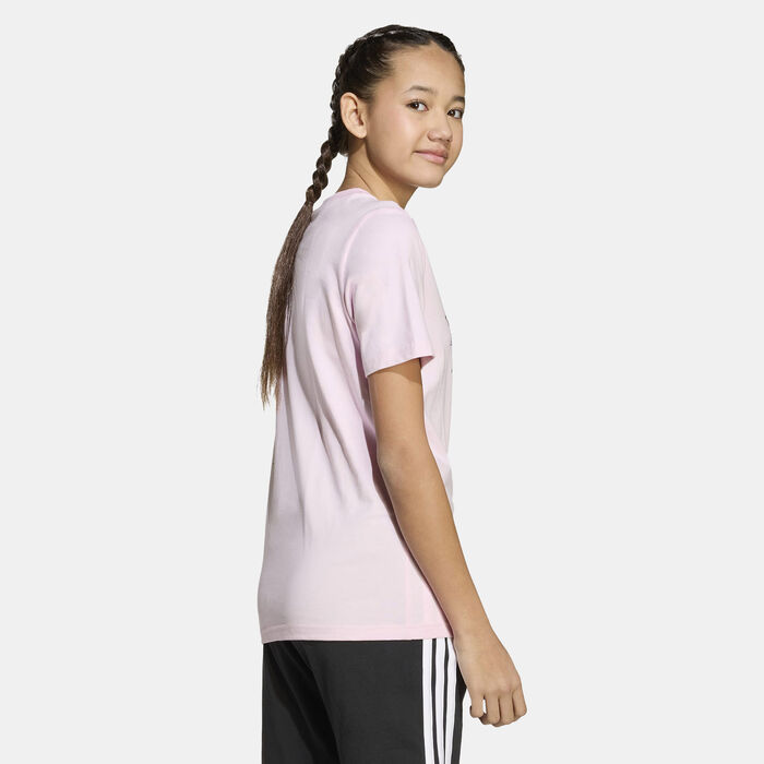adidas Kids' Winter Sports Graphic T-Shirt Pink adidas Kids' Winter Sports Graphic T-Shirt Pink image number 1