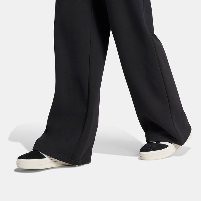 adidas Originals Women's Essentials Wide Leg Joggers Black adidas Originals Women's Essentials Wide Leg Joggers Black image number 4