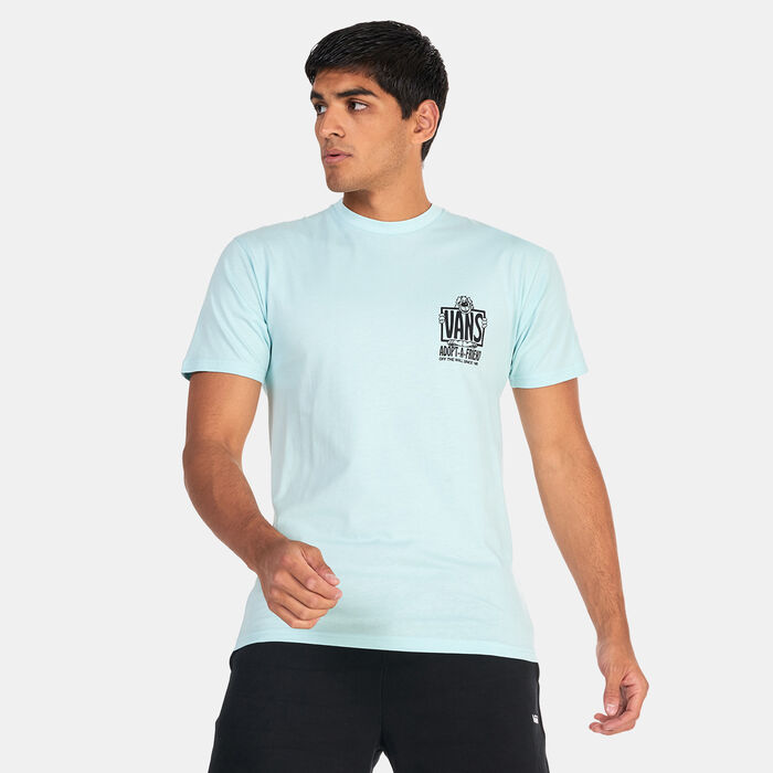 Vans Men's Adopted A Friend T-Shirt Blue Vans Men's Adopted A Friend T-Shirt Blue image number 0