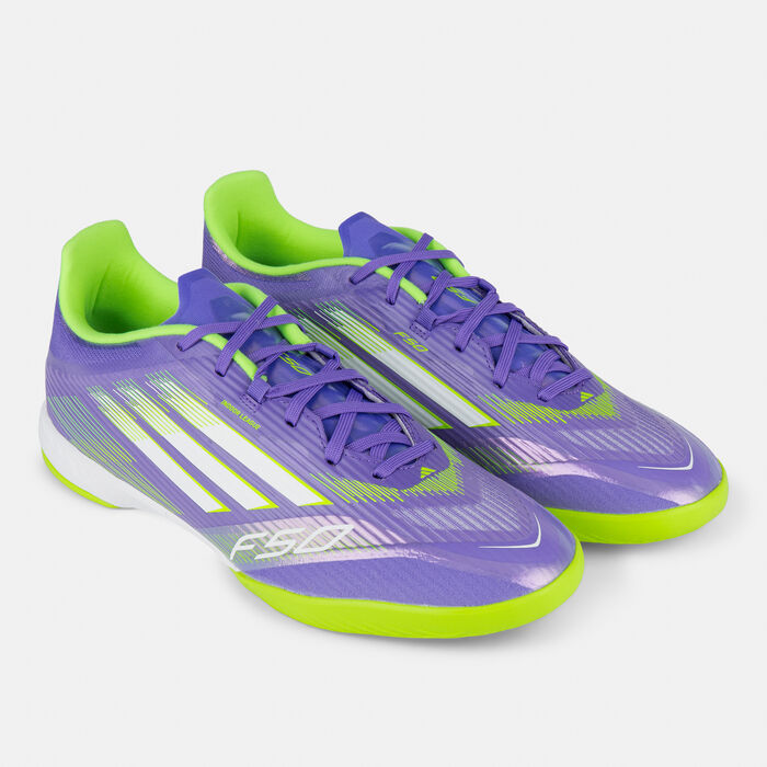 adidas Men's F50 League Indoor Court Football Shoes Purple adidas Men's F50 League Indoor Court Football Shoes Purple image number 1