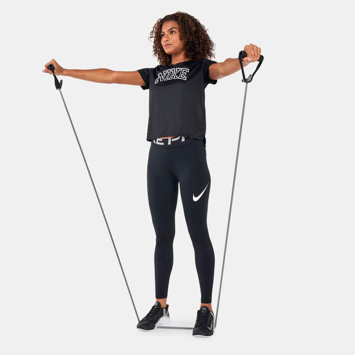 Nike Women's Pro Dri-FIT Leggings Black Nike Women's Pro Dri-FIT Leggings Black image number 2