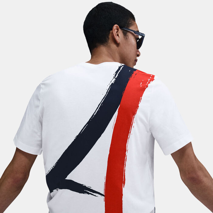 Nike Men's Paris Saint Germain Away T-Shirt White Nike Men's Paris Saint Germain Away T-Shirt White image number 4