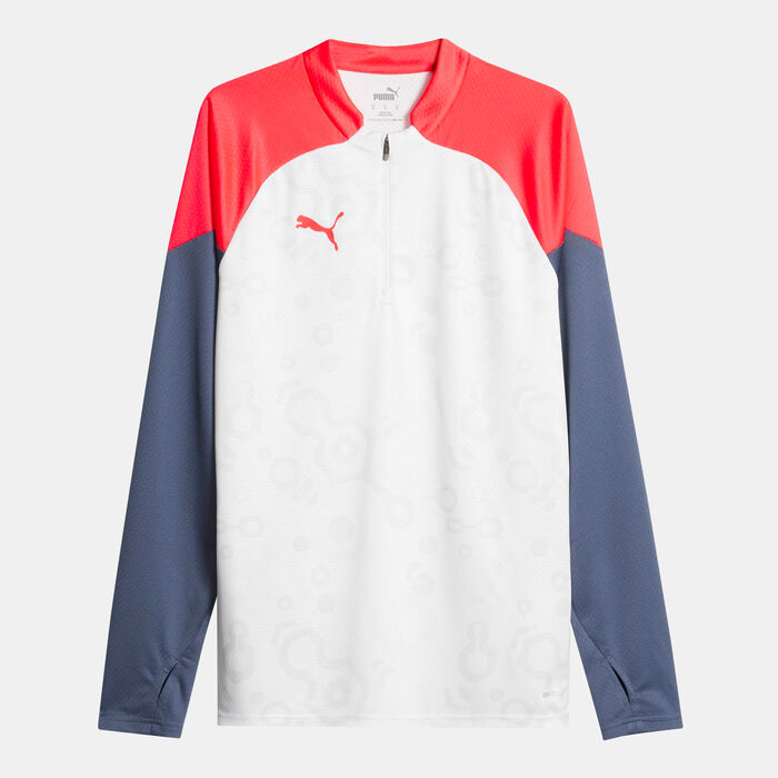 PUMA Men's individualCUP Football Quarter-Zip Top White image number 0