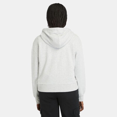 Timberland Women's Stack Logo Hoodie Grey