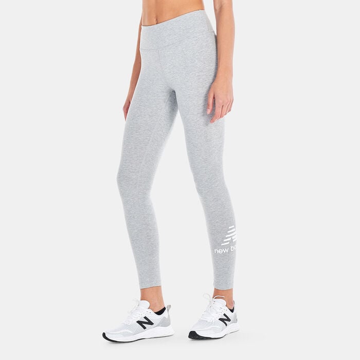 New Balance Women's NB Essentials Stacked Leggings Grey New Balance Women's NB Essentials Stacked Leggings Grey image number 0