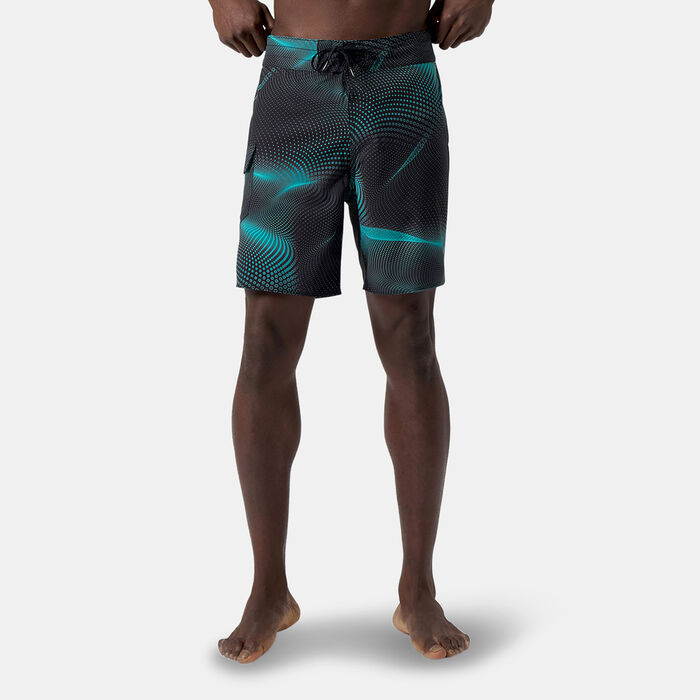 Speedo Men's Lookout Print Board Swimming Shorts Green image number 0