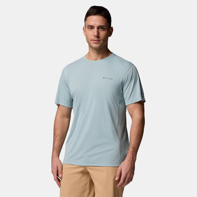 Columbia Men's Zero Rules Light Technical Hiking T-Shirt Blue