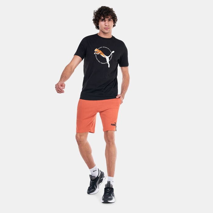 PUMA Men's Real Cat Graphic T-Shirt Black PUMA Men's Real Cat Graphic T-Shirt Black image number 2