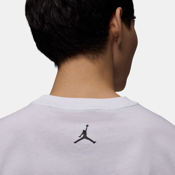 Jordan Men's Sport Dri-FIT Graphic T-Shirt White image number 5