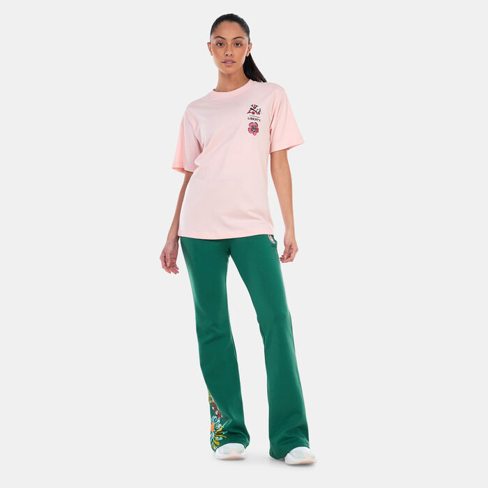 PUMA Women's x LIBERTY Graphic T-Shirt Pink PUMA Women's x LIBERTY Graphic T-Shirt Pink image number 2