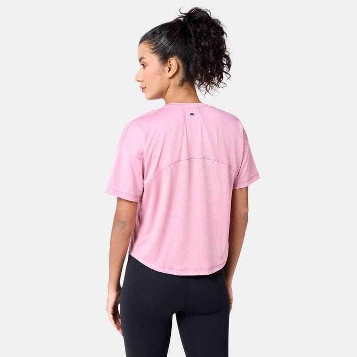 Sun and Sand Sports Women's Mesh T-Shirt Purple Sun and Sand Sports Women's Mesh T-Shirt Purple image number 1