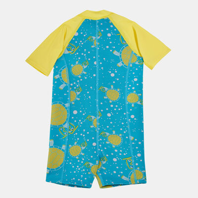 Speedo Kids' X Tommy Turtle Swimming Bodysuit Multi-Color