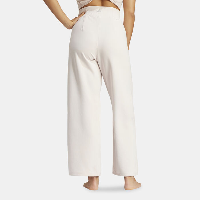 adidas Women's Training Yoga Pants Beige image number 1