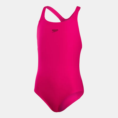 Speedo Kids' Eco Endurance+ Medalist Swimsuit Pink