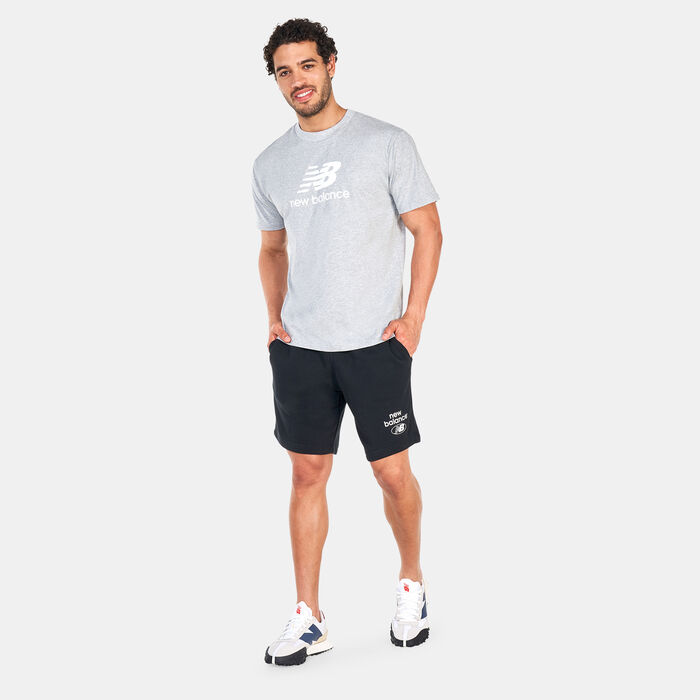 New Balance Men's Essentials Fleece Shorts Black New Balance Men's Essentials Fleece Shorts Black image number 2