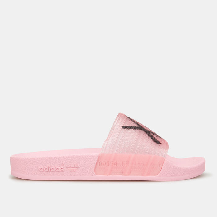 adidas Originals Men's Adilette Slides Pink adidas Originals Men's Adilette Slides Pink image number 1