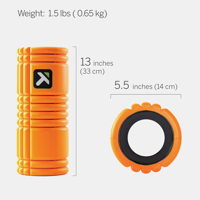 TriggerPoint Grid Foam Roller Orange TriggerPoint Grid Foam Roller Orange image number 3