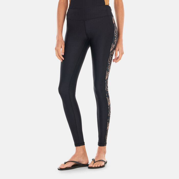 COEGA Women's Full Length Swim Leggings Black COEGA Women's Full Length Swim Leggings Black image number 0