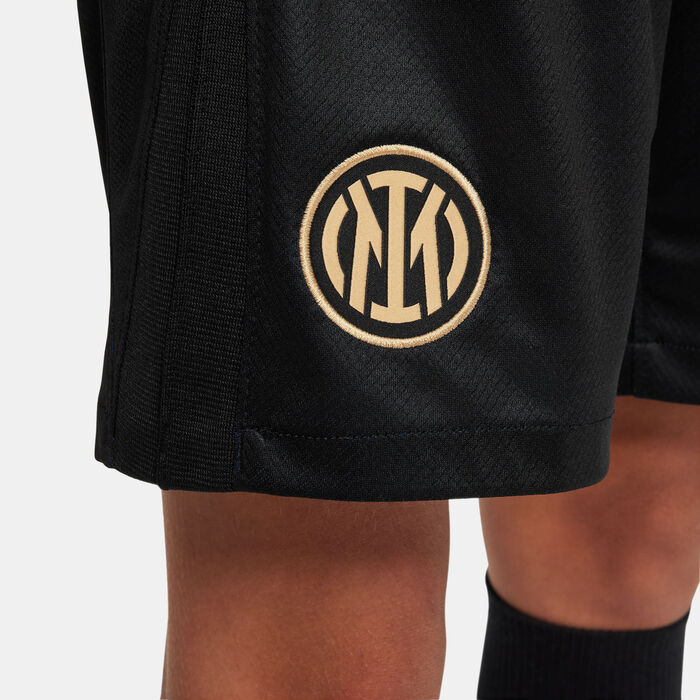 Nike Kids' Inter Milan 24/25 Home Replica Football Shorts (Older Kids) Black Nike Kids' Inter Milan 24/25 Home Replica Football Shorts (Older Kids) Black image number 3