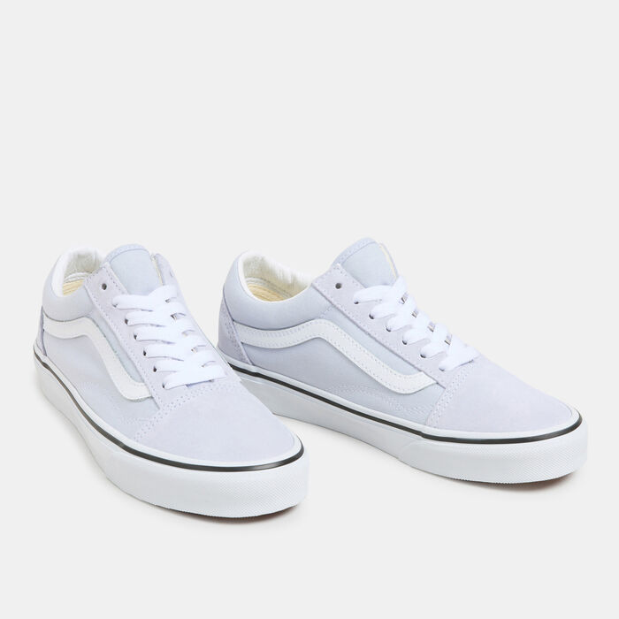 Vans Women's Old Skool Shoes Blue Vans Women's Old Skool Shoes Blue image number 1