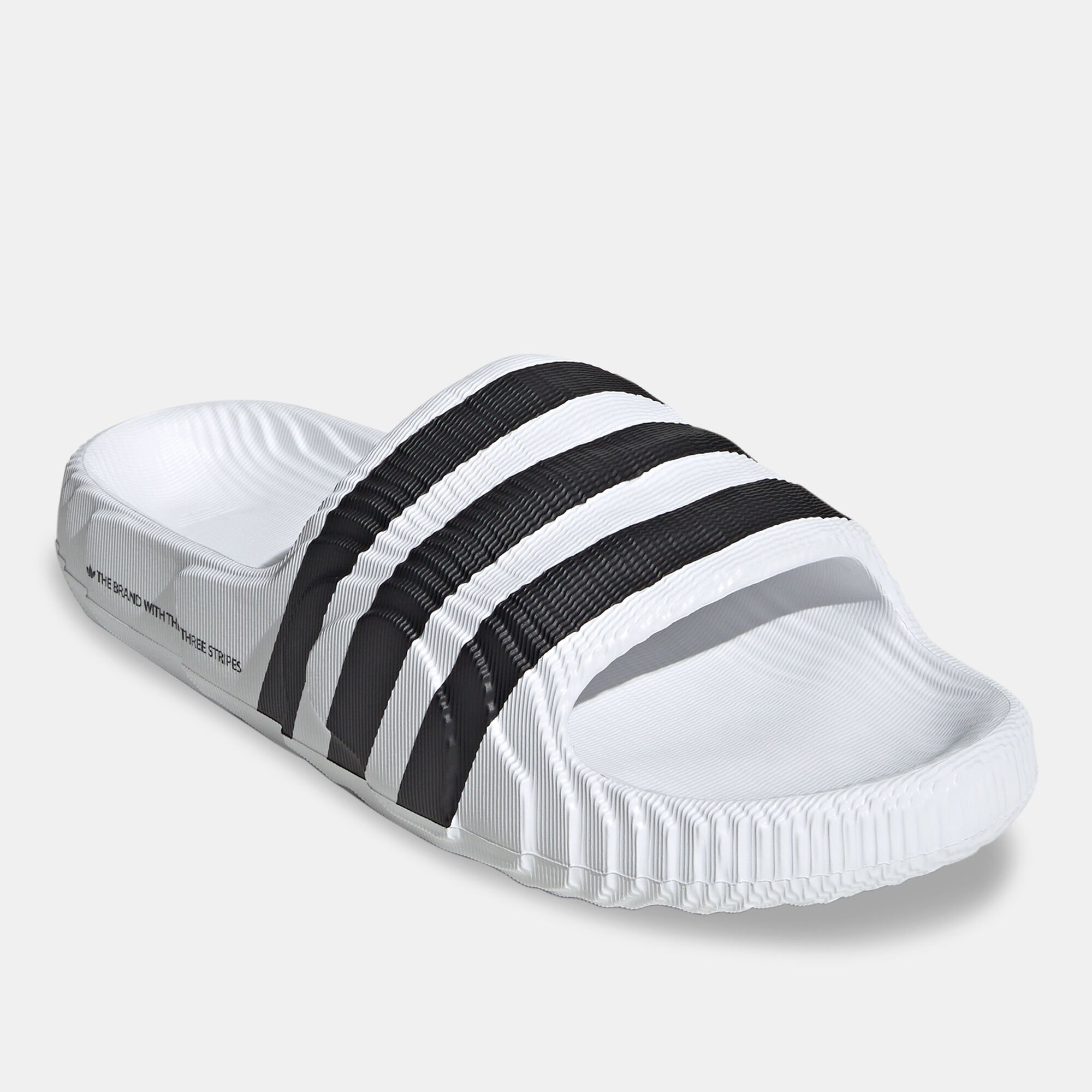 White adidas slides online