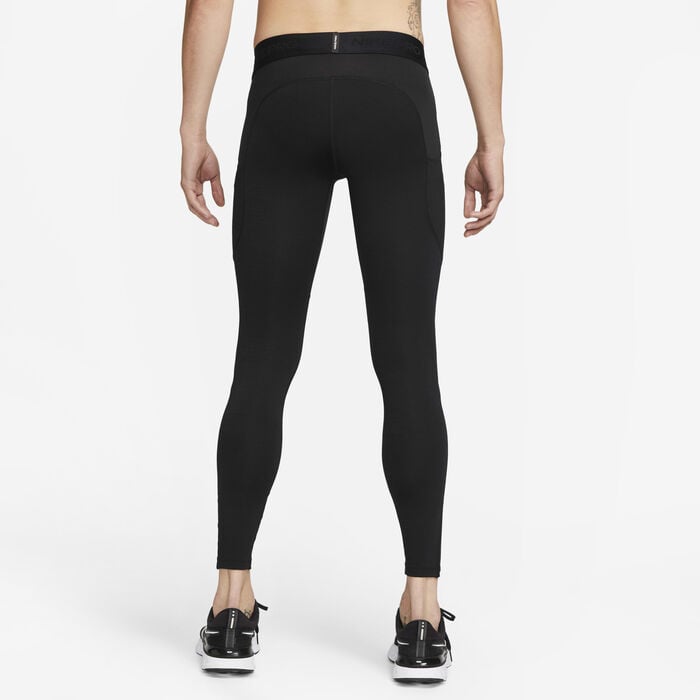 Nike Men's Pro Warm Tights Black Nike Men's Pro Warm Tights Black image number 1