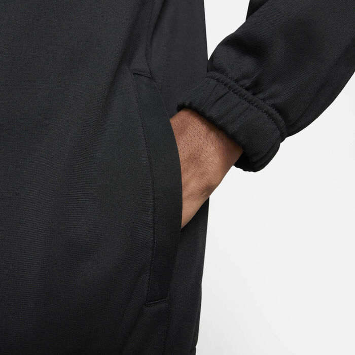 Nike Men's Club Poly-Knit Tracksuit Black image number 3