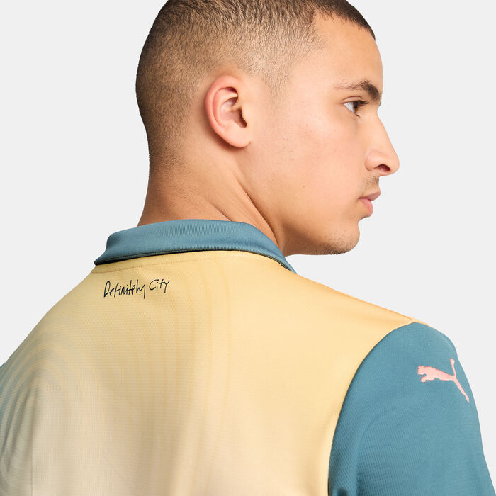 PUMA Men's Manchester City 24/25 Replica Fourth Football Jersey Blue image number 4