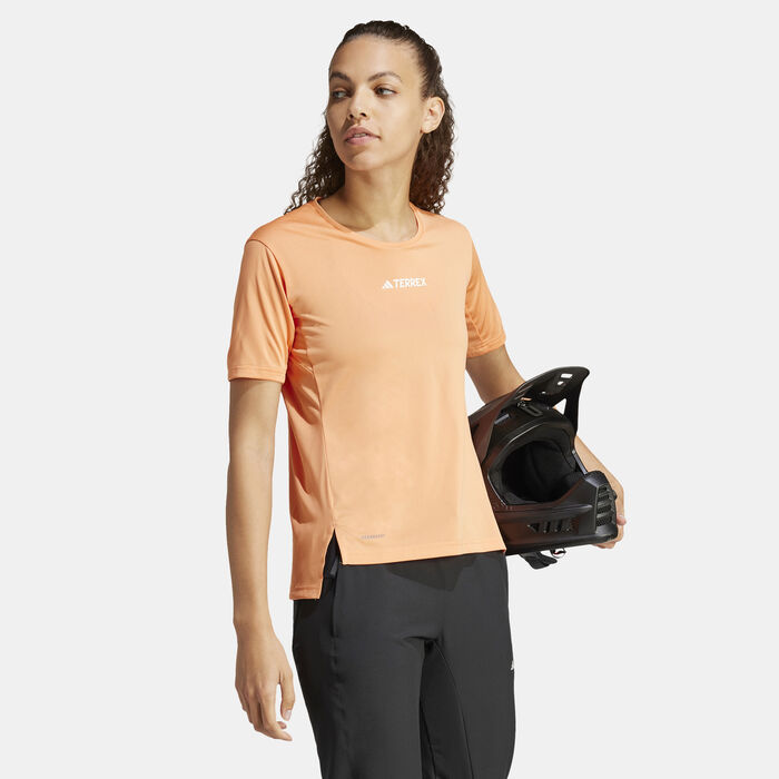 adidas Women's Terrex Multi T-Shirt Orange adidas Women's Terrex Multi T-Shirt Orange image number 0