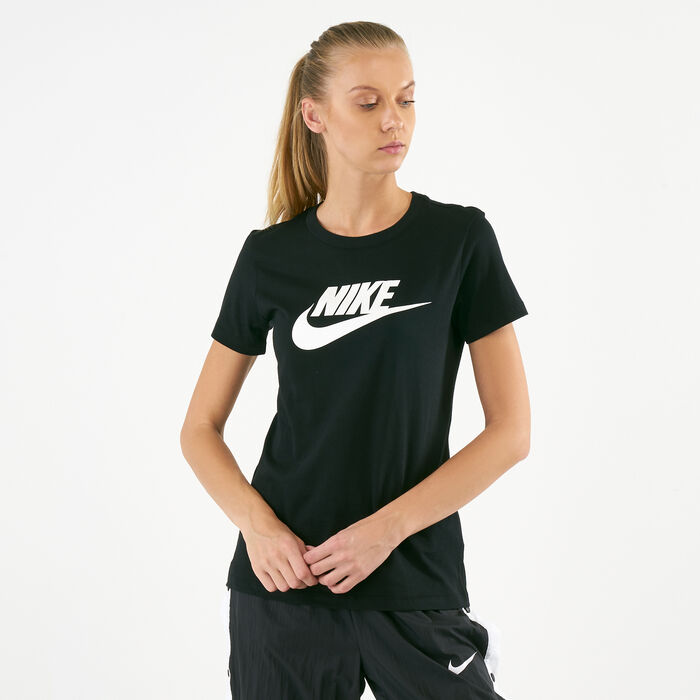 Nike Women's Sportswear Essential T-Shirt Black image number 0