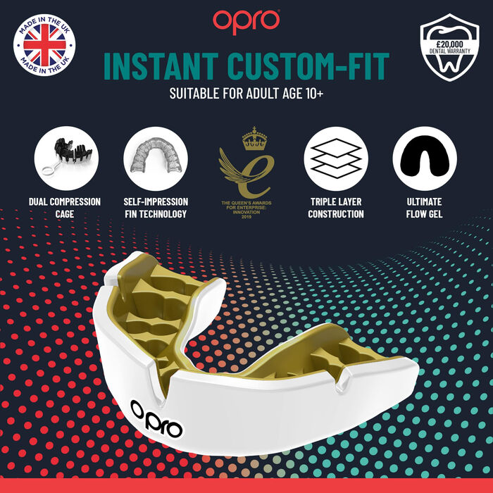 OPRO Instant Custom-Fit MMA Mouth Guard Blue OPRO Instant Custom-Fit MMA Mouth Guard Blue image number 1